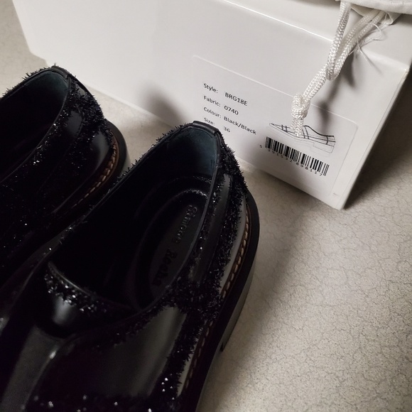 Simone Rocha Tinsel trimmed Check Brogue, EU Sz 36 - Picture 2 of 8